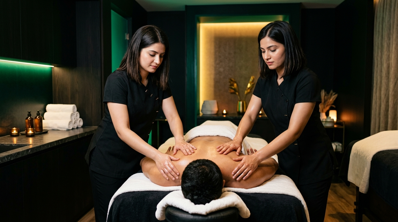 4 hands massage near Ramanthapur